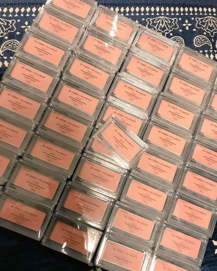 チークカラー マットタイプ/無印良品/パウダーチークを使ったクチコミ(2枚目)