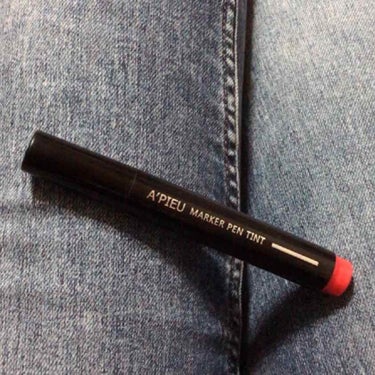 A’pieu マーカーペンティントのクチコミ「A'PIEU MARKER PEN TINT RD03 Retro Red

このリップも韓国.....」（1枚目）