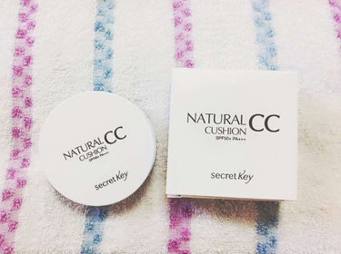 【 Secret Key 】
NATURAL CC CUSION #01

インスタで韓国の方が紹介してたので気になって購入しました🙌

カバー力★★☆☆☆
密着力★★★★☆
ツヤ感★★★☆☆

CCな