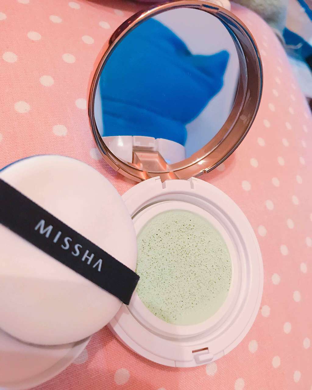 M クッション ファンデーション(モイスチャー)/MISSHA/クッションファンデーションを使ったクチコミ(1枚目)