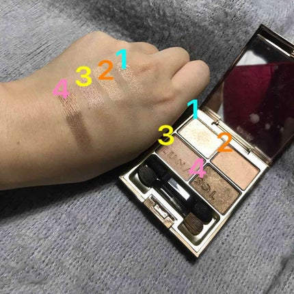 スキンモデリングアイズ/LUNASOL/アイシャドウパレットを使ったクチコミ(3枚目)