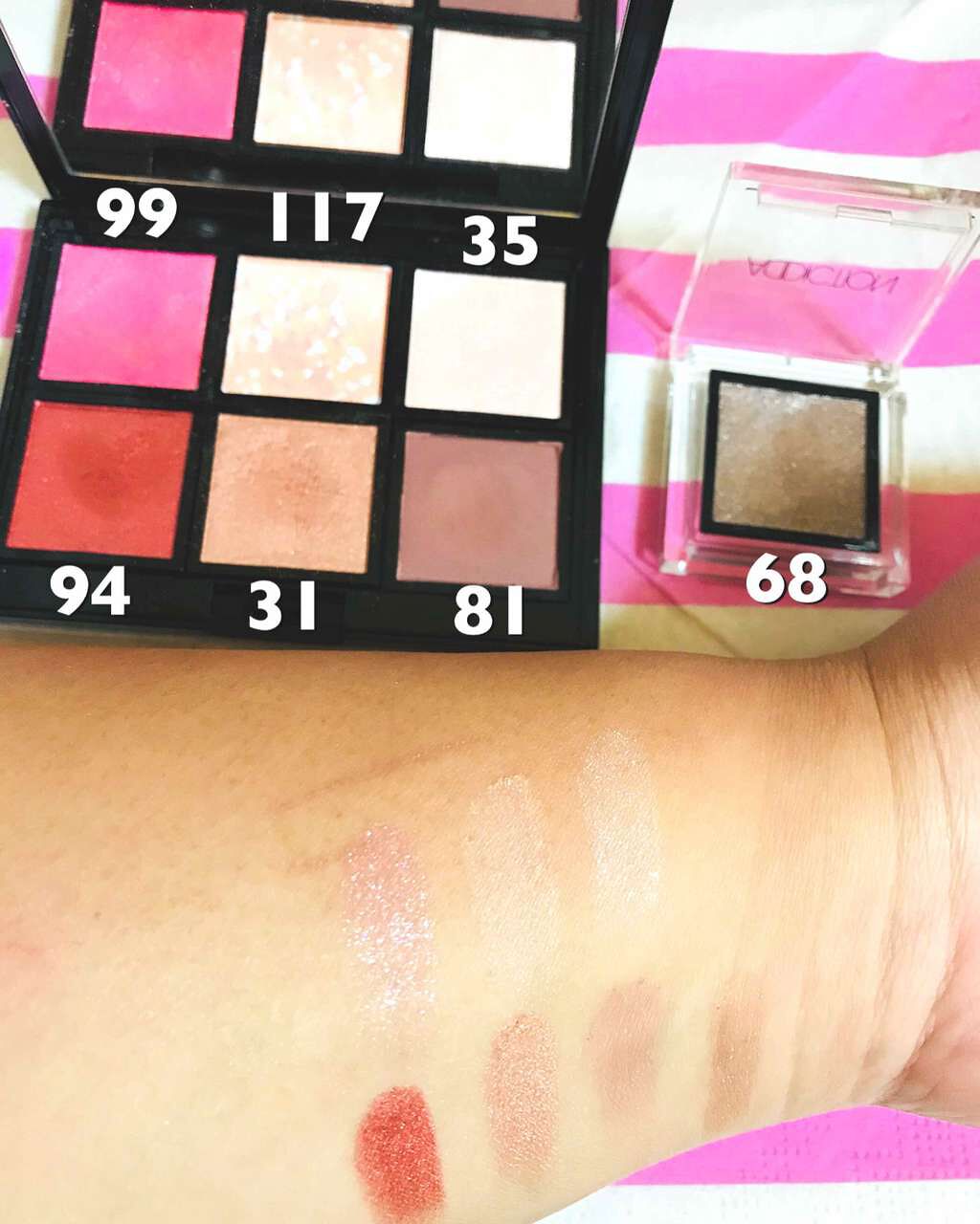 アディクション ザ アイシャドウ Flower Portrait/ADDICTION/単色アイシャドウを使ったクチコミ（2枚目）