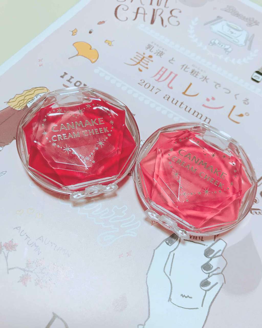 クリームチーク（クリアタイプ）/キャンメイク/ジェル・クリームチークを使ったクチコミ（1枚目）