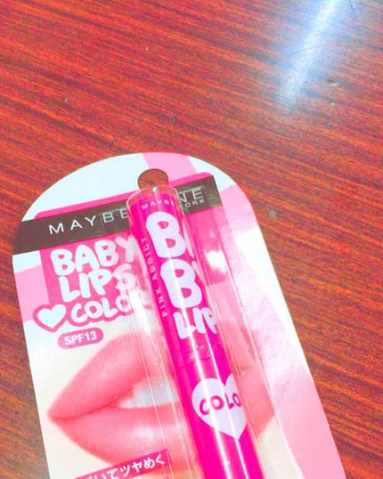リップクリーム カラー BABY LIPS/MAYBELLINE NEW YORK/リップケアを使ったクチコミ(1枚目)