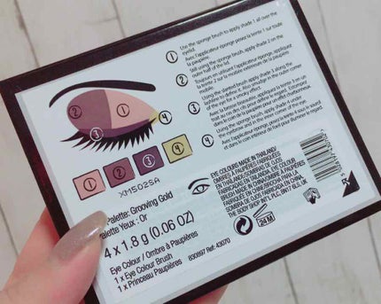 4カラーアイパレット/THE BODY SHOP/アイシャドウパレットを使ったクチコミ(4枚目)