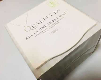 オールインワンシートマスク ホワイトEX/クオリティファースト/シートマスク・パックを使ったクチコミ(1枚目)