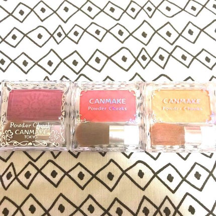 【旧品】パウダーチークス/キャンメイク/パウダーチークを使ったクチコミ(1枚目)