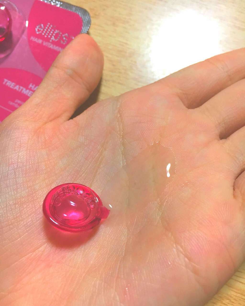 ヘアーオイル【トリートメント】/ellips/ヘアオイルを使ったクチコミ(2枚目)