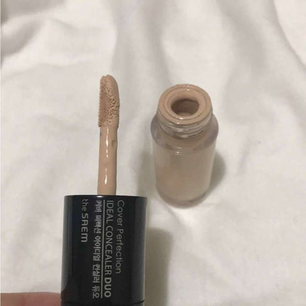 カバーパーフェクション アイディールコンシーラー デュオ/the SAEM/スティックコンシーラーを使ったクチコミ(3枚目)