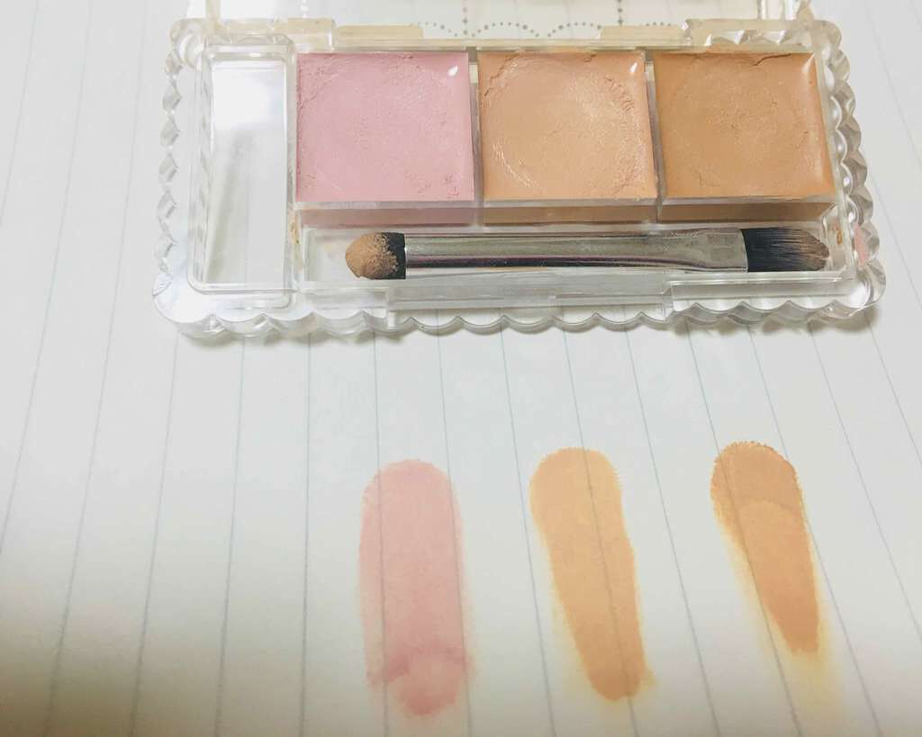 カラーミキシングコンシーラー/キャンメイク/パレットコンシーラーを使ったクチコミ（2枚目）