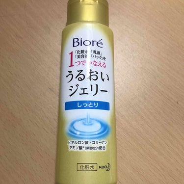 ビオレうるおいジェリー しっとりを紹介します！


こちらは一本で
化粧水 乳液 美容液 パックの4役してくれます👩🏻✨

なので洗顔後この商品を使うだけでスキンケア完了👌🏻

寝坊した朝
お仕事から疲