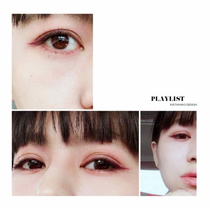 インスタントアイコンプリート マルチプルカラー/PLAYLIST/スティックアイシャドウを使ったクチコミ(3枚目)