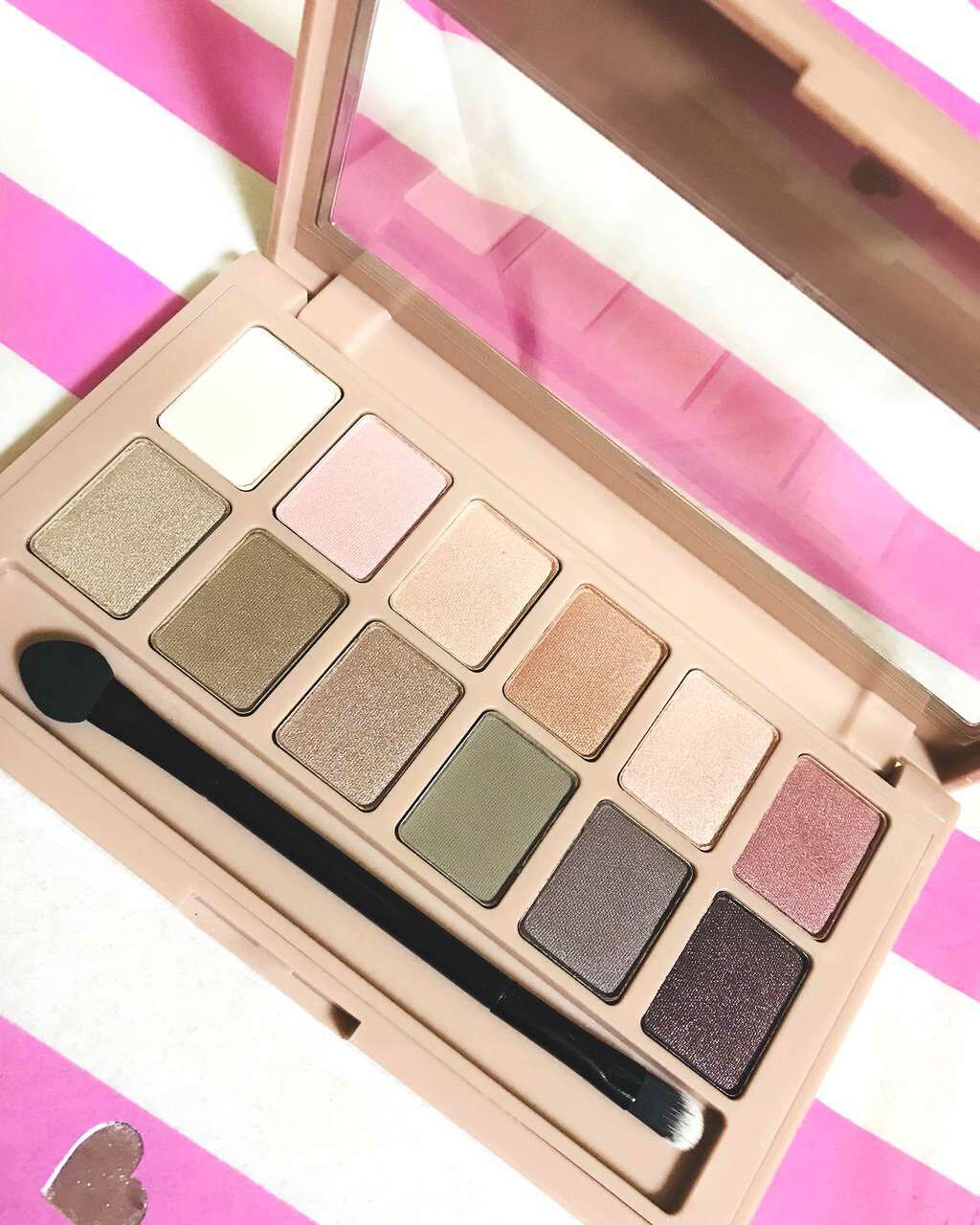 ヌードパレット ブラッシュド/MAYBELLINE NEW YORK/アイシャドウパレットを使ったクチコミ（1枚目）