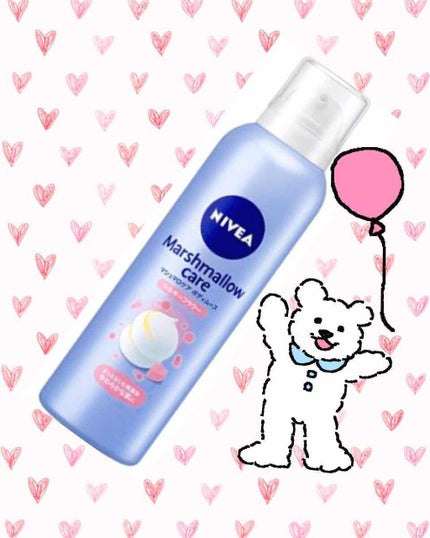 マシュマロケア ボディムース シルキーフラワー/ニベア/ボディローションを使ったクチコミ(1枚目)