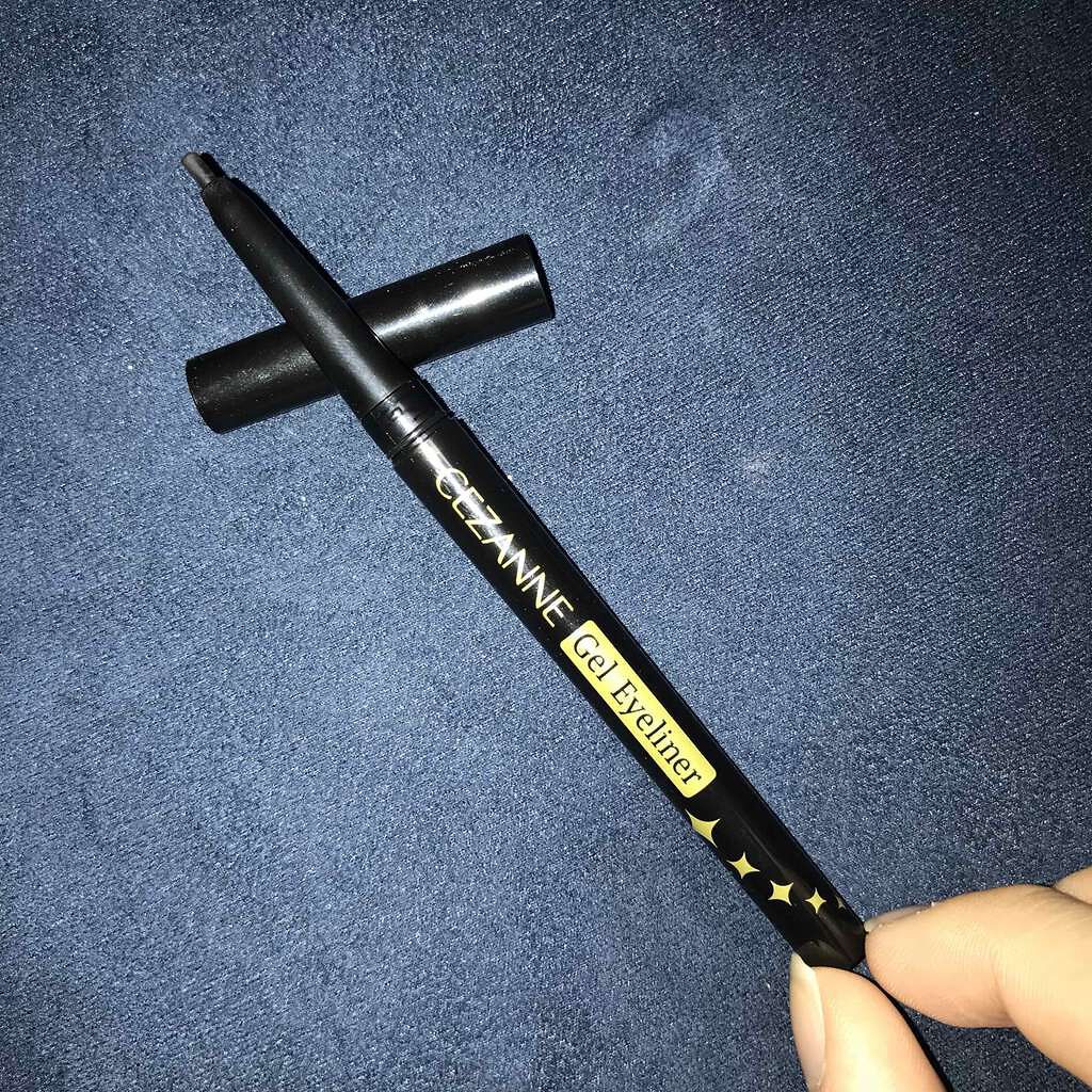 ジェルアイライナー/CEZANNE/ジェルアイライナーを使ったクチコミ（2枚目）