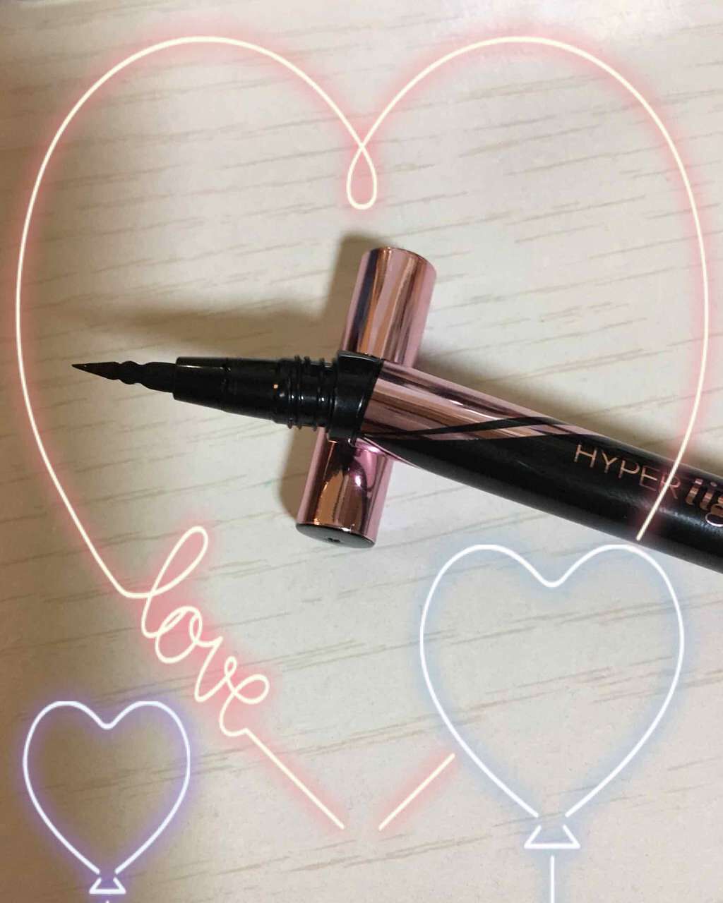 ハイパータイトライナー/MAYBELLINE NEW YORK/リキッドアイライナーを使ったクチコミ(2枚目)