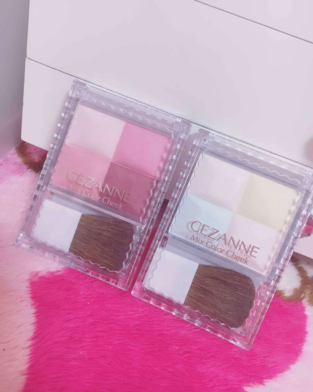 ミックスカラーチーク/CEZANNE/パウダーチークを使ったクチコミ(1枚目)