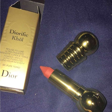 ディオリフィックコール 341 ピュア トパーズ/Dior/口紅を使ったクチコミ（1枚目）