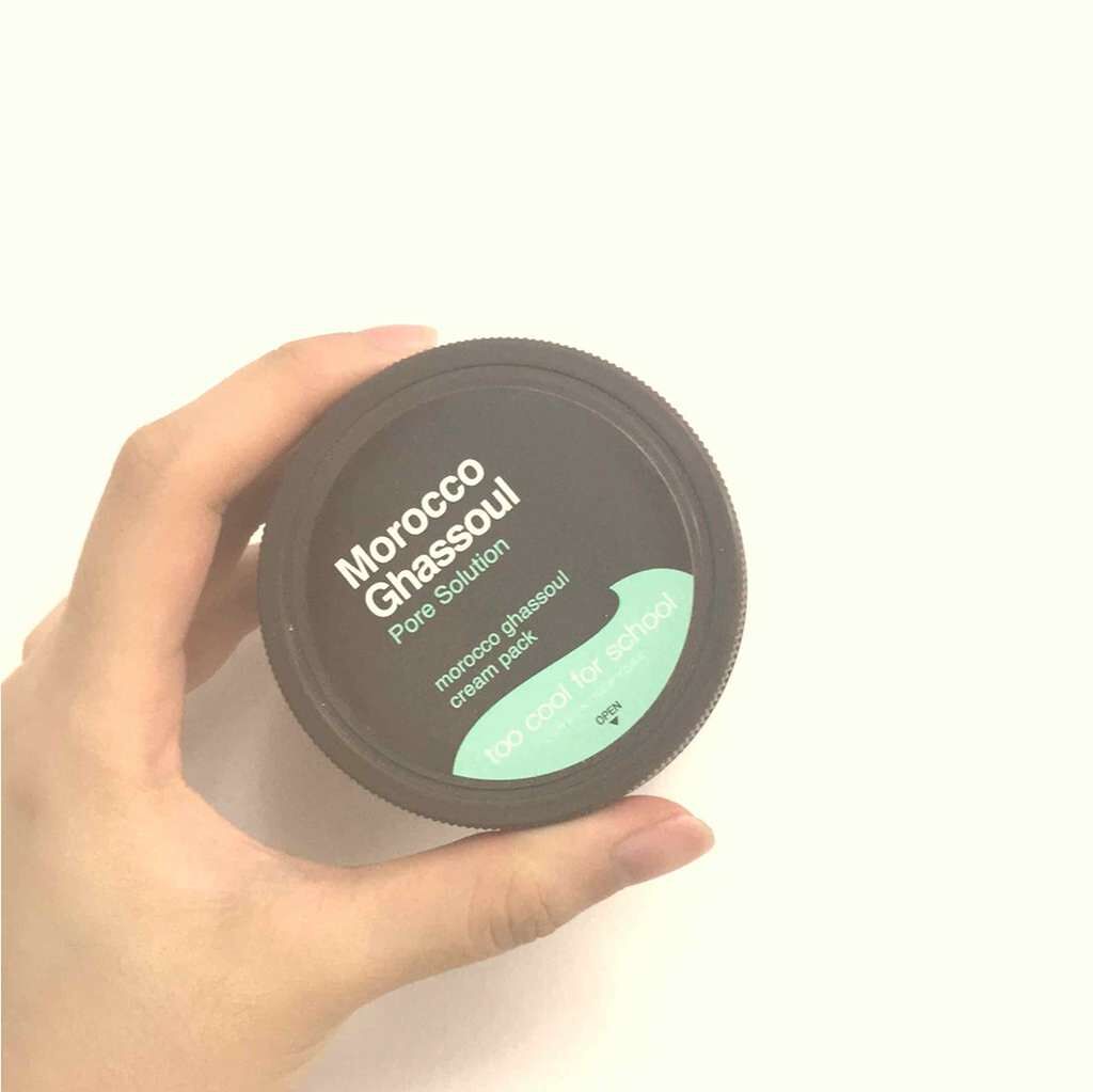 モロッコ ガスール パック タブレット/too cool for school/洗い流すパック・マスクを使ったクチコミ（1枚目）