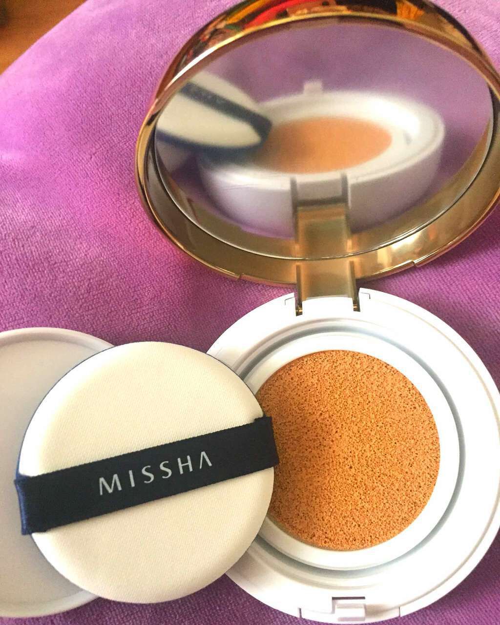 M クッション ファンデーション(モイスチャー)/MISSHA/クッションファンデーションを使ったクチコミ(2枚目)