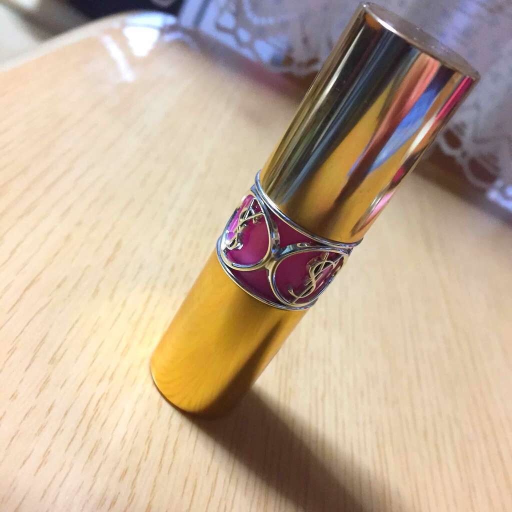 ルージュ ヴォリュプテ シャイン/YVES SAINT LAURENT BEAUTE/口紅を使ったクチコミ（1枚目）