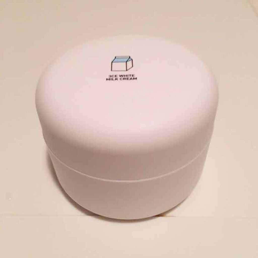 WHITE MILK CREAM/3CE/フェイスクリームを使ったクチコミ（1枚目）