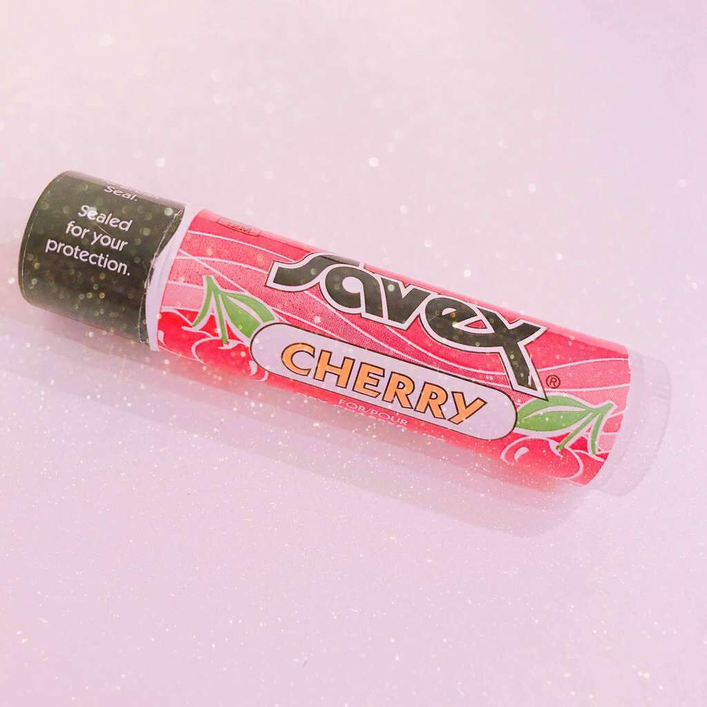 サベックス リップクリーム スティック チェリー/サベックス/リップクリームを使ったクチコミ（1枚目）