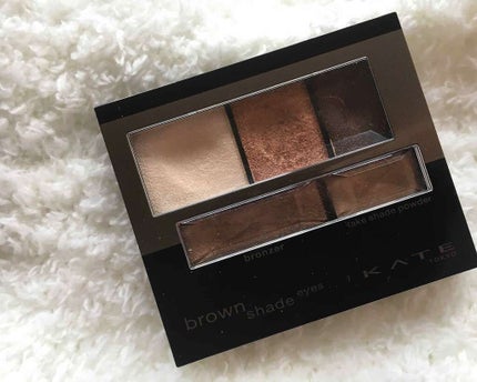 ブラウンシェードアイズN/KATE/アイシャドウパレットを使ったクチコミ(1枚目)