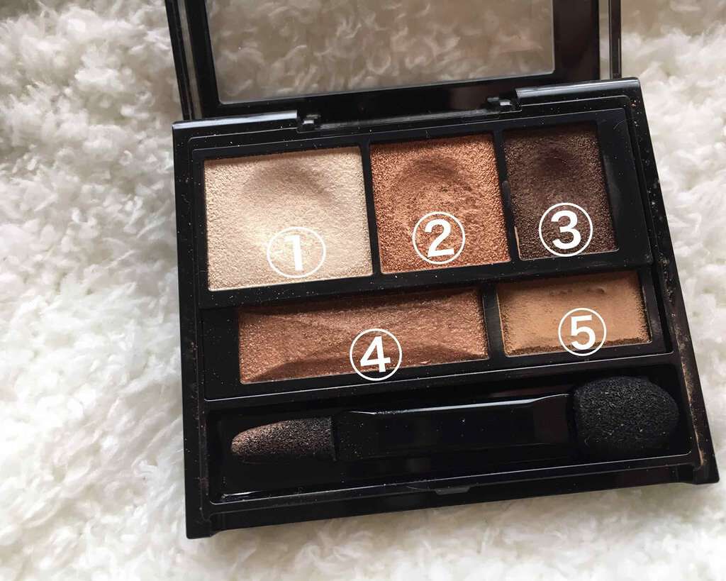 ブラウンシェードアイズN/KATE/アイシャドウパレットを使ったクチコミ(2枚目)