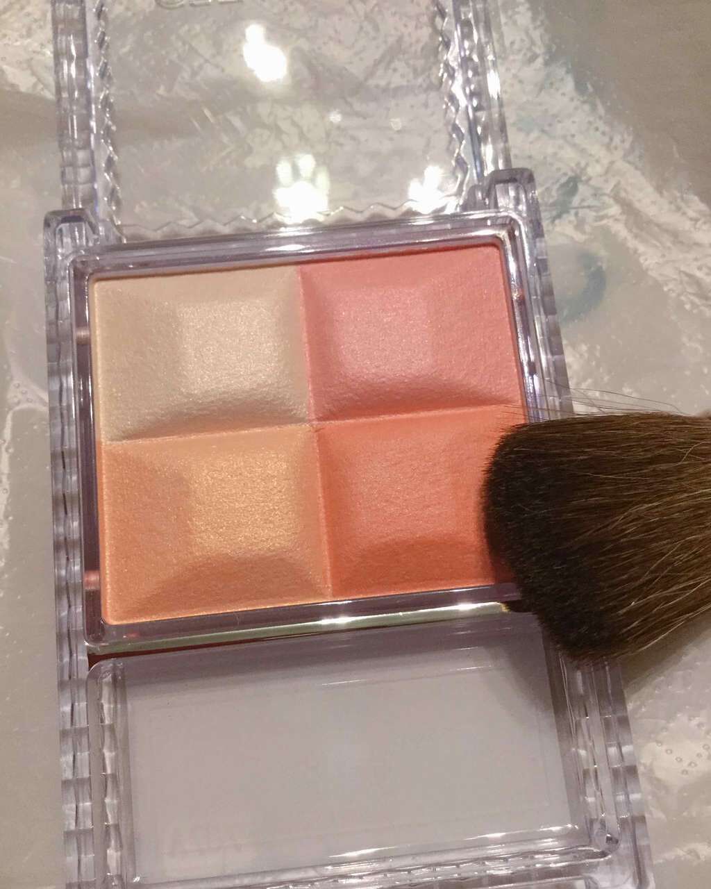 ミックスカラーチーク/CEZANNE/パウダーチークを使ったクチコミ(2枚目)