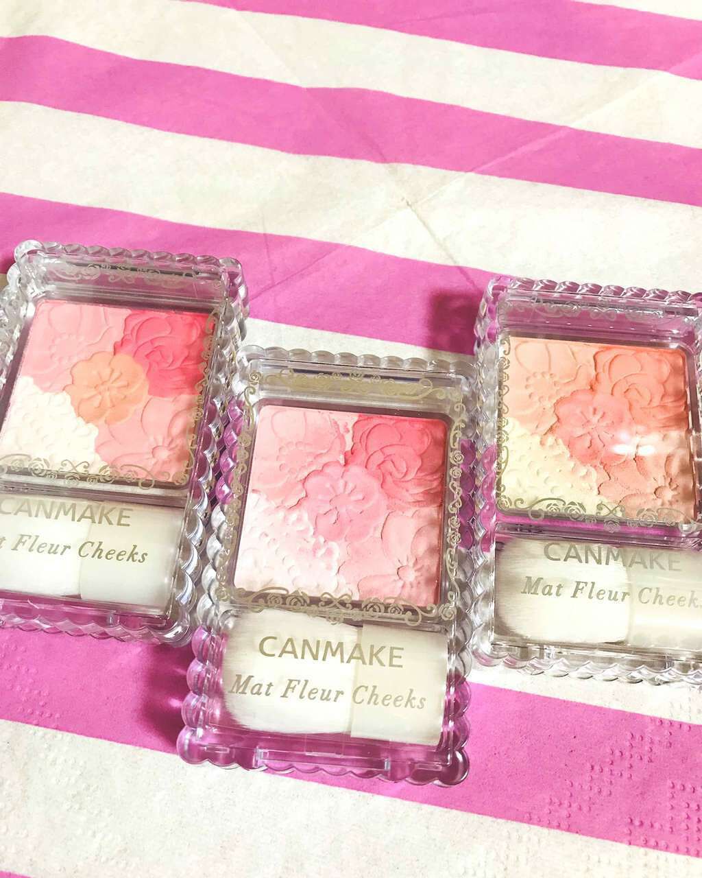 マットフルールチークス/キャンメイク/パウダーチークを使ったクチコミ(1枚目)