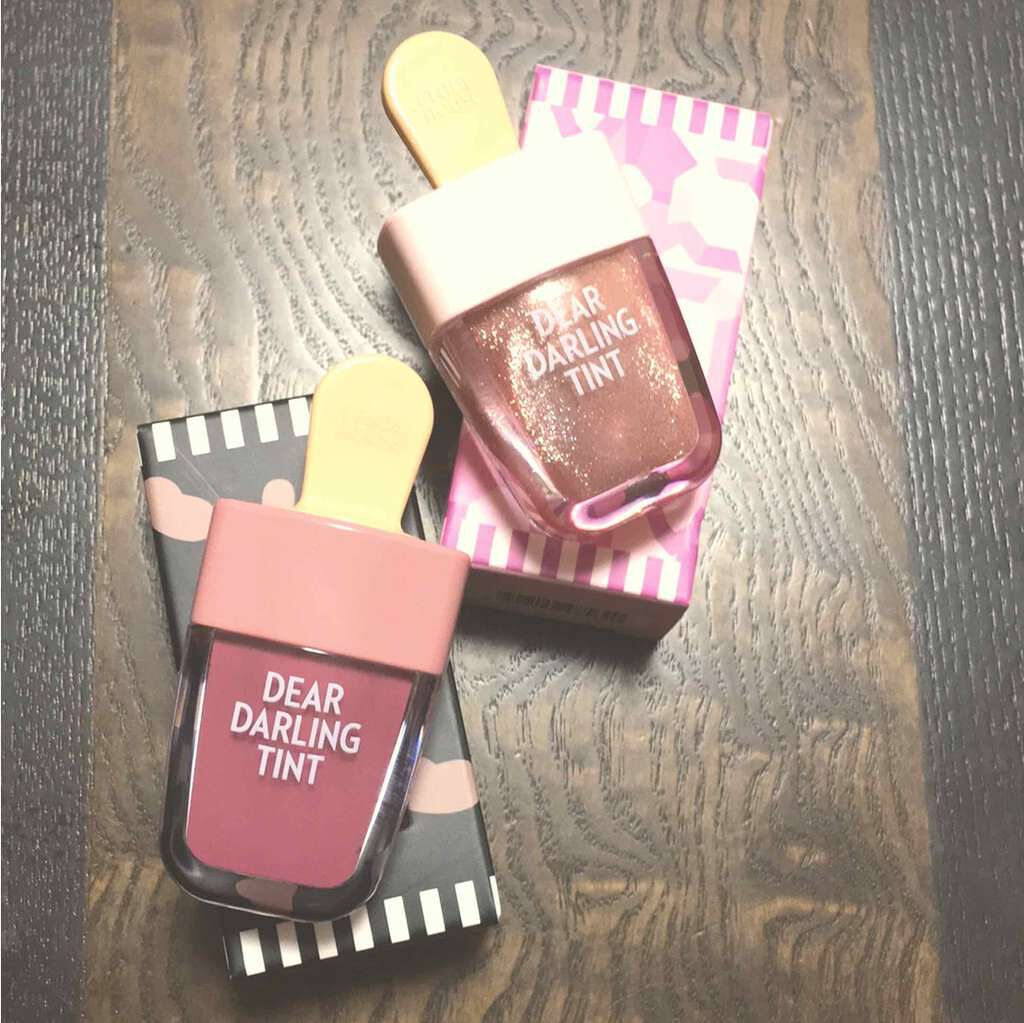 ディアダーリン ウォータージェルティント （アイスティント）/ETUDE/口紅を使ったクチコミ（1枚目）