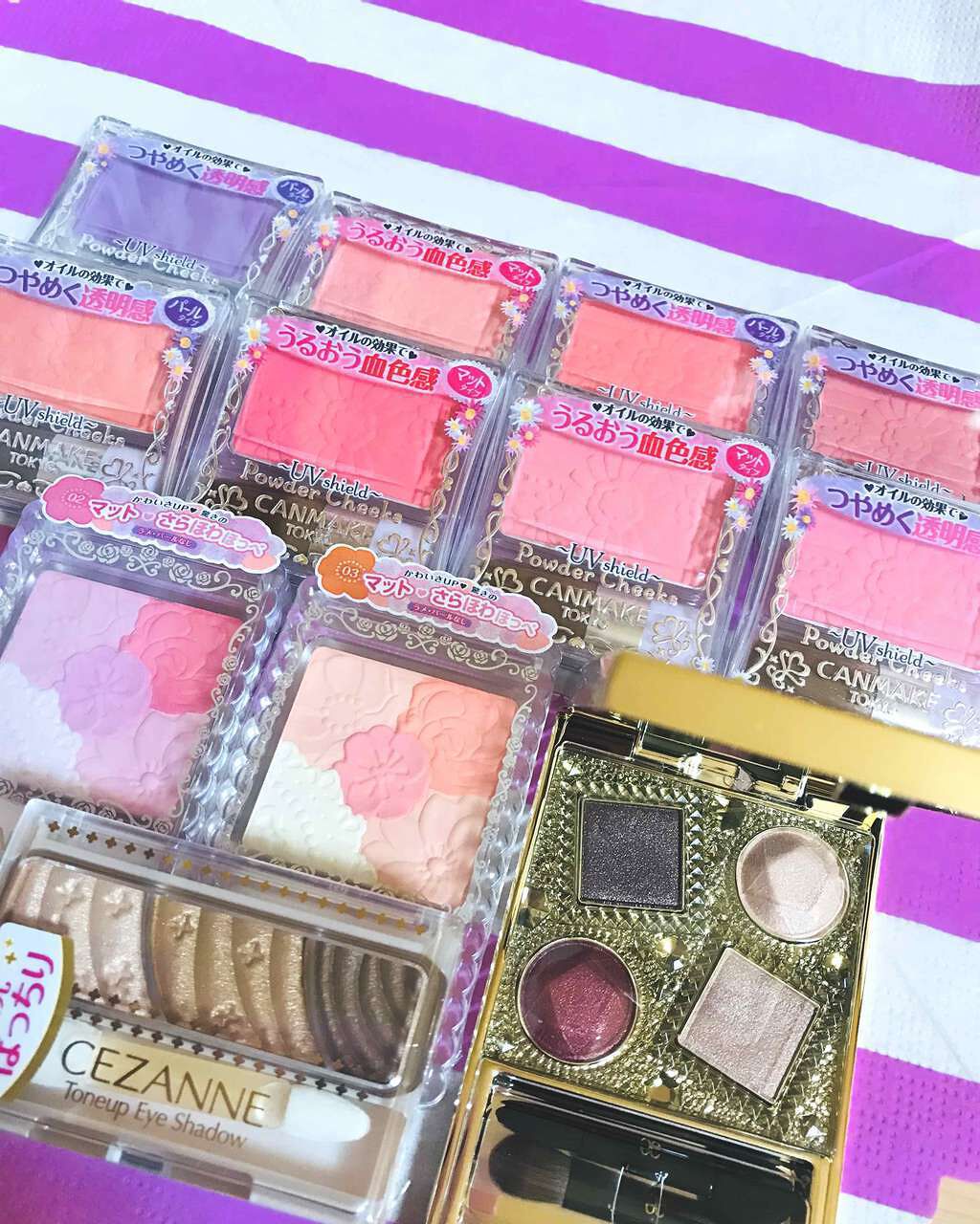 マットフルールチークス/キャンメイク/パウダーチークを使ったクチコミ（1枚目）