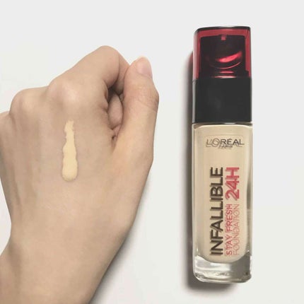 インファリブル ステイフレッシュファンデーション/ロレアル パリ/リキッドファンデーションを使ったクチコミ(1枚目)