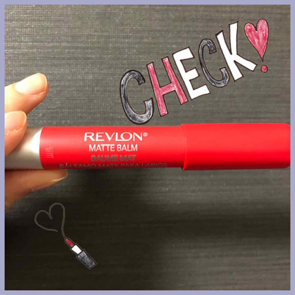マット バーム/REVLON/口紅を使ったクチコミ（1枚目）