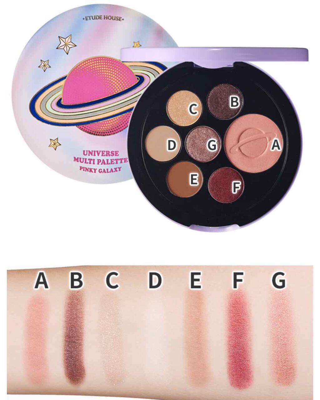 美羽 on LIPS 「11月1日発売の限定パレットです。私はピンク系の「ピンクギャラ..」(4枚目)