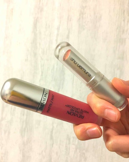ルージュ アンリミテッド マット/shu uemura/口紅を使ったクチコミ(1枚目)