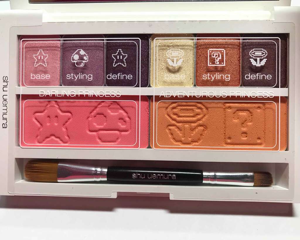 ピーチ'S アイ ＆ チーク パレット/shu uemura/メイクアップキットを使ったクチコミ（2枚目）