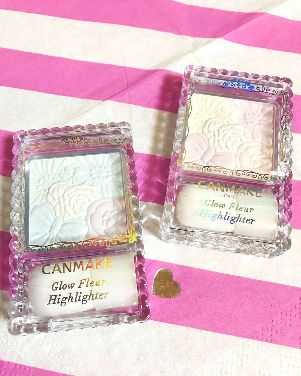 グロウフルールハイライター/キャンメイク/パウダーハイライトを使ったクチコミ(1枚目)