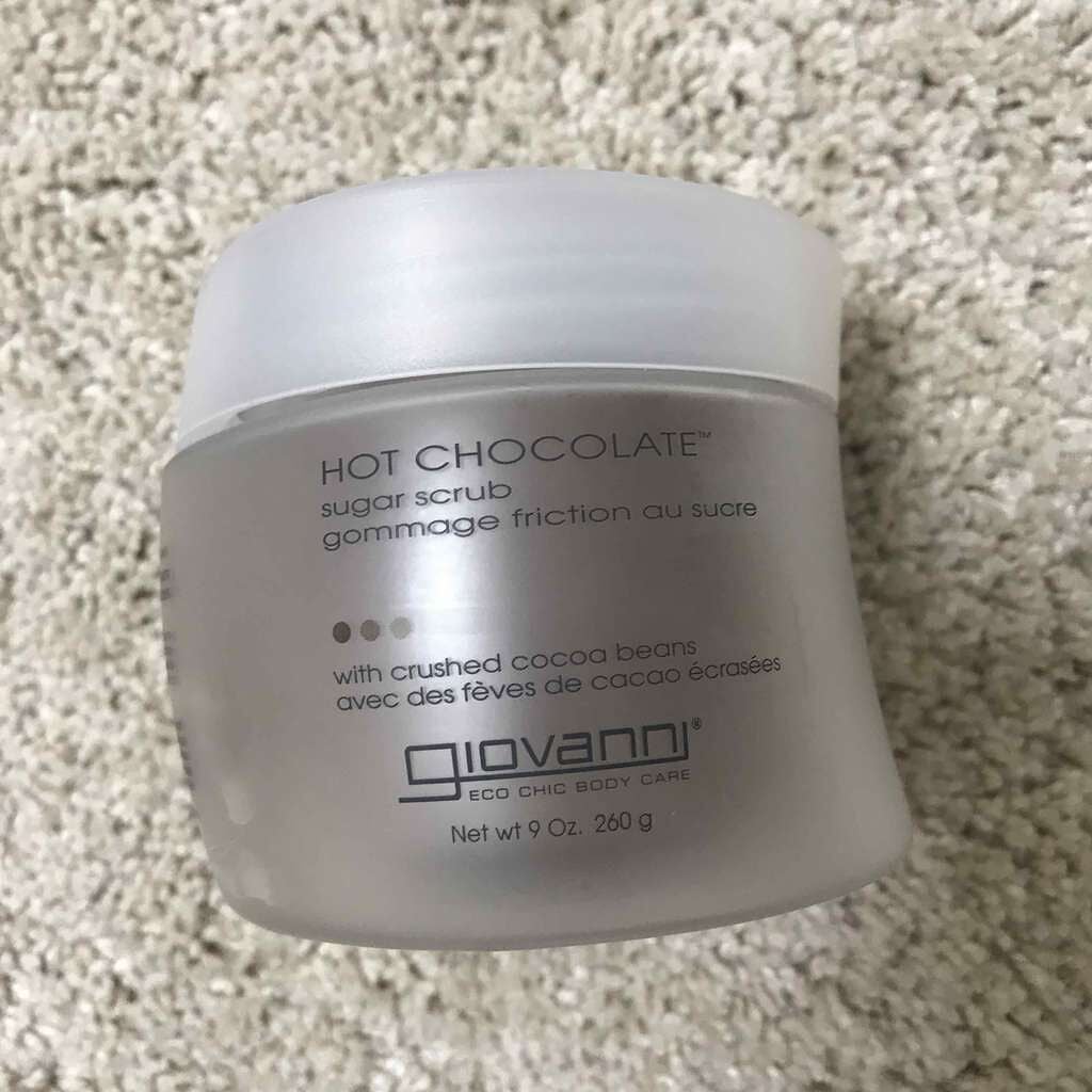 ジョヴァンニ シュガー ボディスクラブ ホットチョコレート/giovanni/ボディスクラブを使ったクチコミ(1枚目)