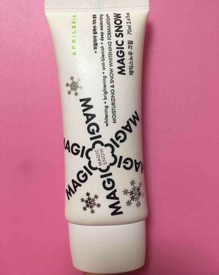 MAGIC SNOW CREAM/APRILSKIN/フェイスクリームを使ったクチコミ(1枚目)