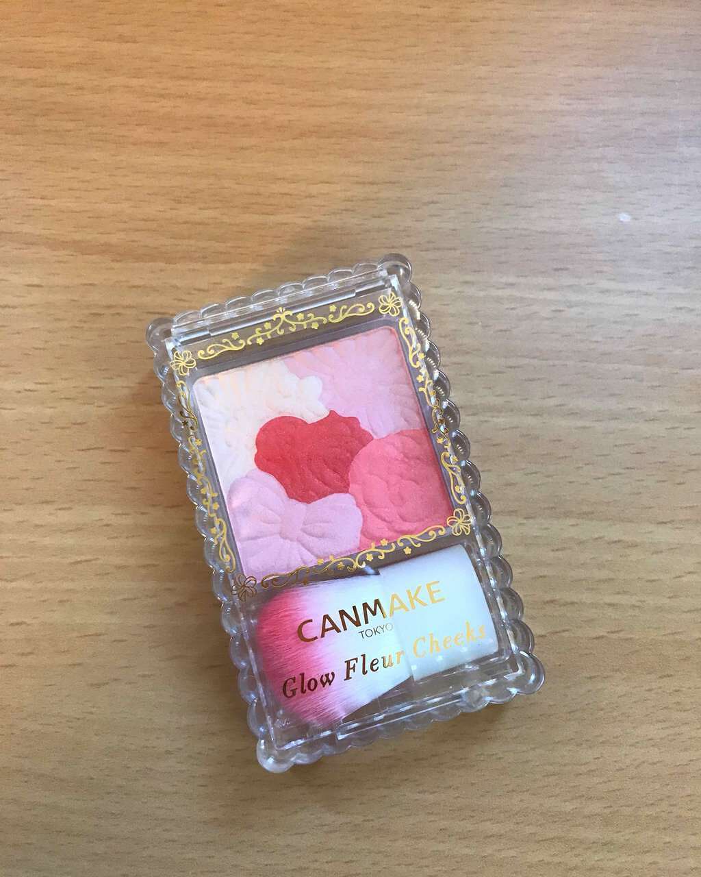 グロウフルールチークス/キャンメイク/パウダーチークを使ったクチコミ(1枚目)