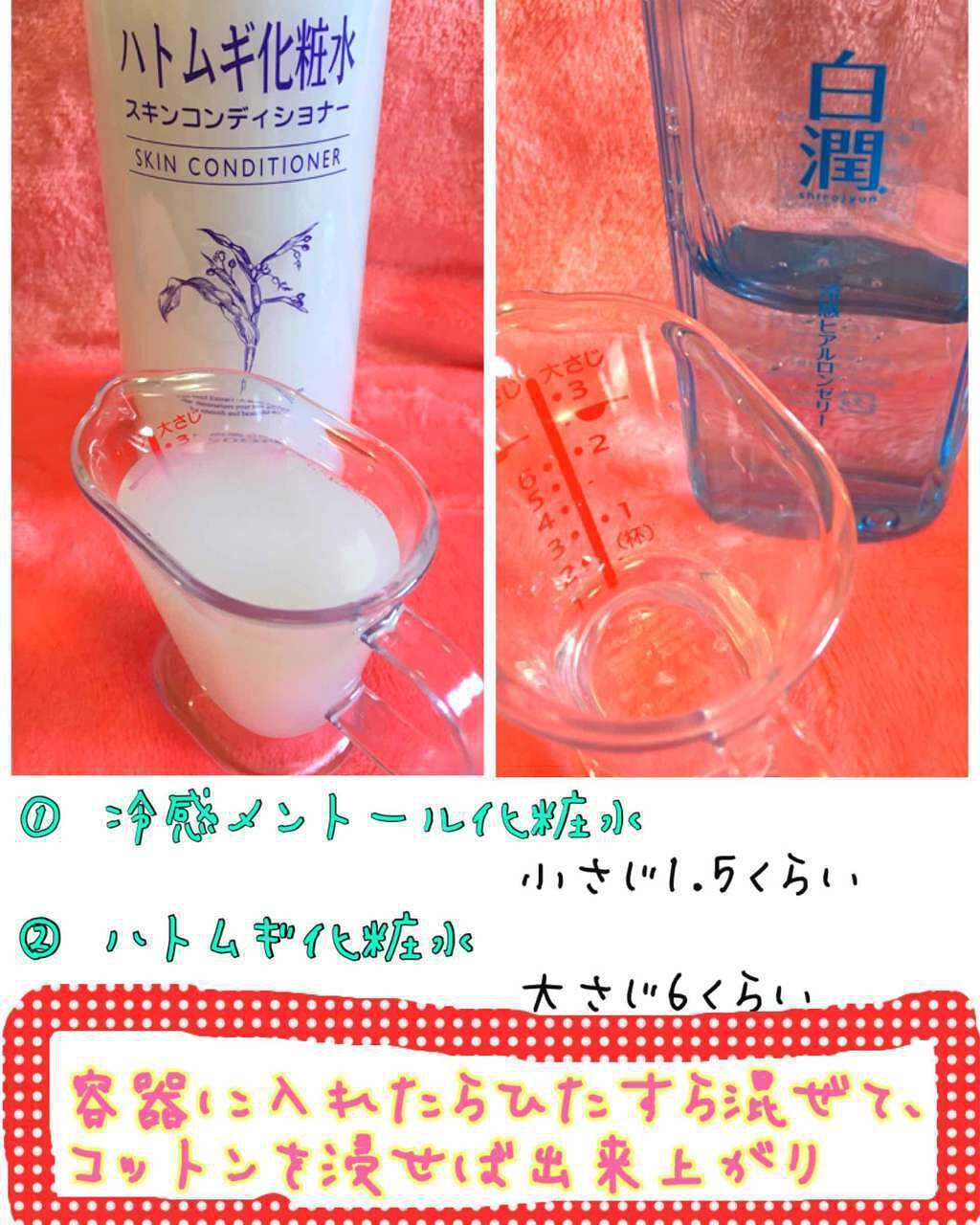 ハトムギ化粧水(ナチュリエ スキンコンディショナー R )/ナチュリエ/化粧水を使ったクチコミ(2枚目)