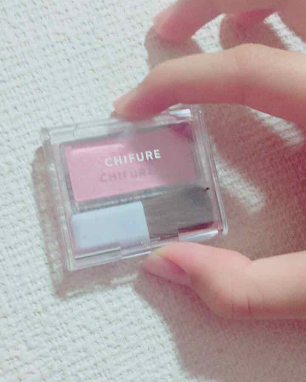 チーク カラー(ブラシ付)/ちふれ/パウダーチークを使ったクチコミ(1枚目)