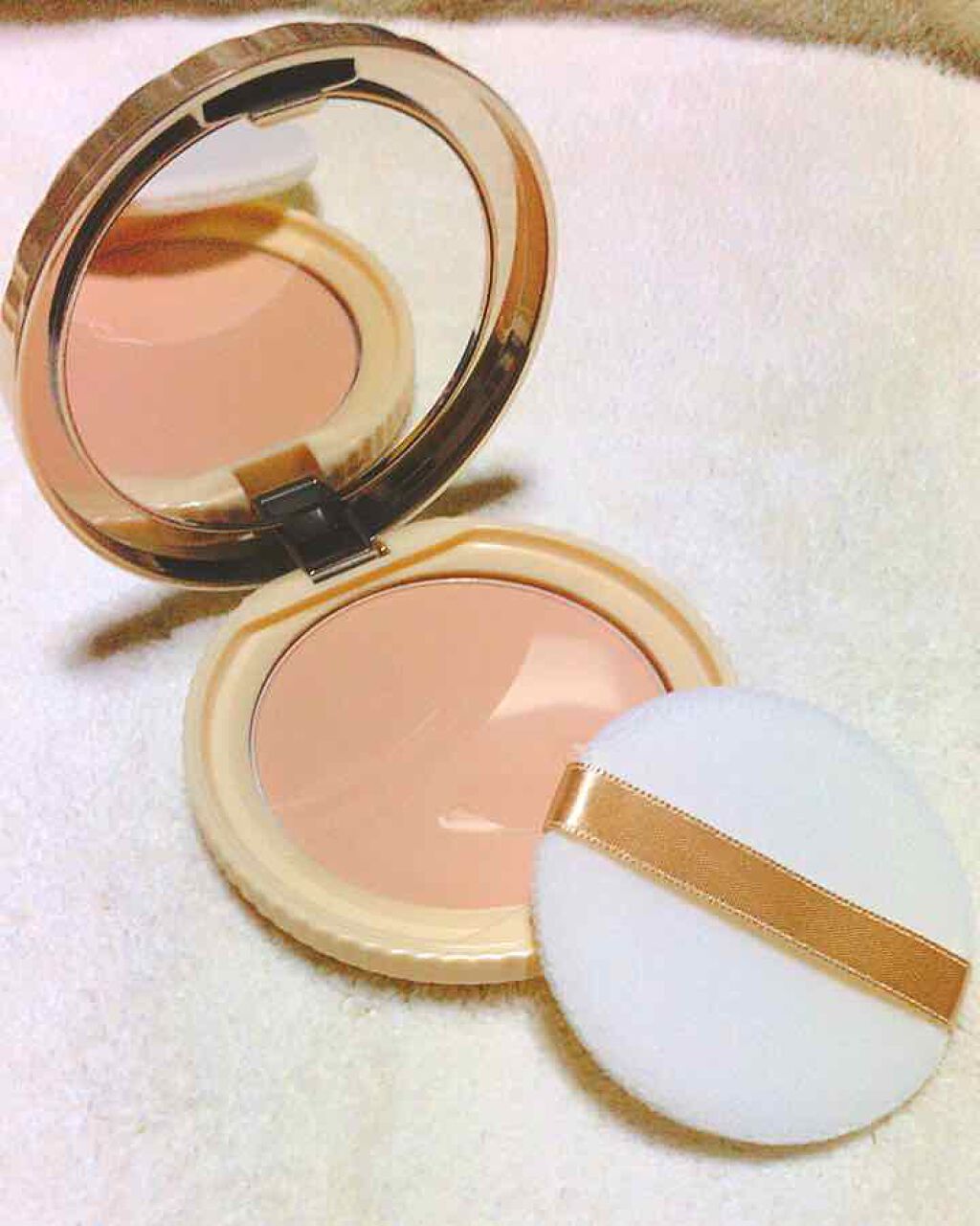 【旧品】マシュマロフィニッシュパウダー/キャンメイク/プレストパウダーを使ったクチコミ(2枚目)