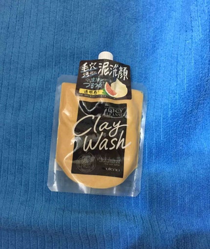 クレイウォッシュ グレープフルーツ/ジューシィクレンズ/洗顔フォームを使ったクチコミ(1枚目)