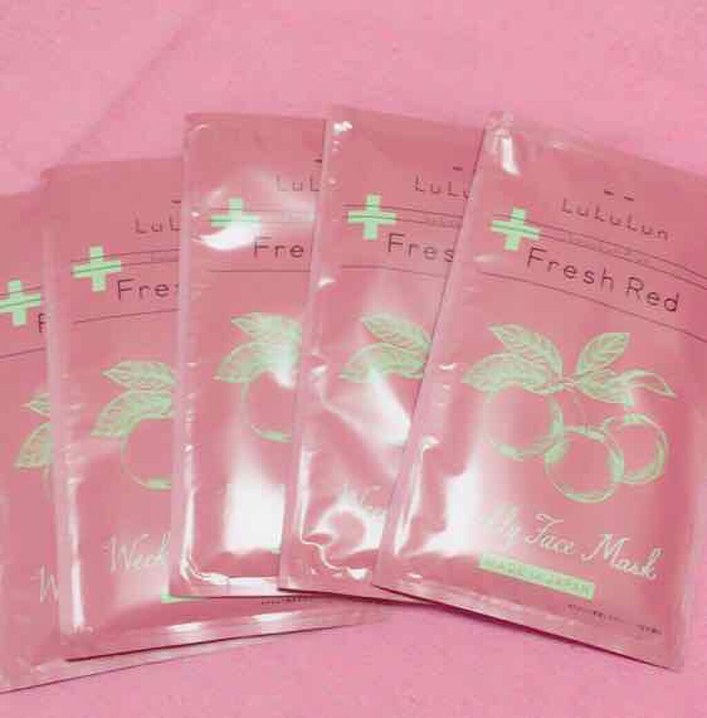 ルルルンプラス フレッシュレッド/ルルルン/シートマスク・パックを使ったクチコミ(2枚目)