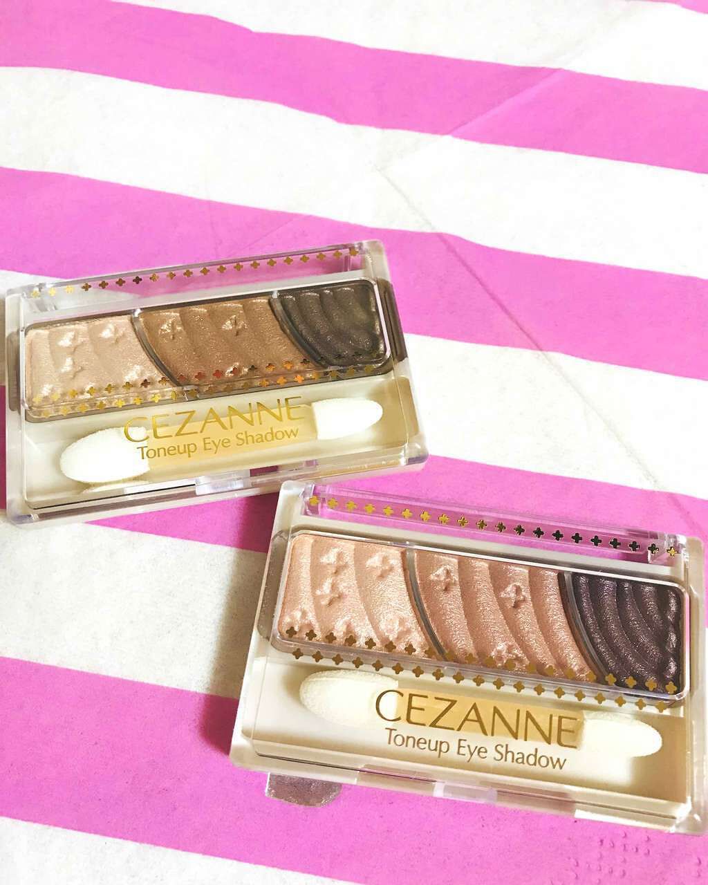 トーンアップアイシャドウ/CEZANNE/アイシャドウパレットを使ったクチコミ（1枚目）