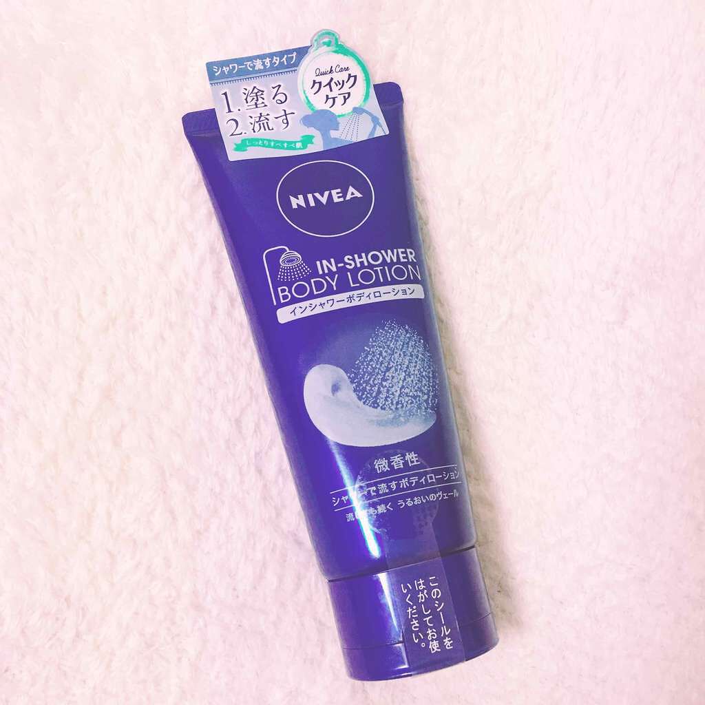 インシャワーボディローション やさしいフローラルの香り(微香性)/ニベア/ボディローションを使ったクチコミ(1枚目)