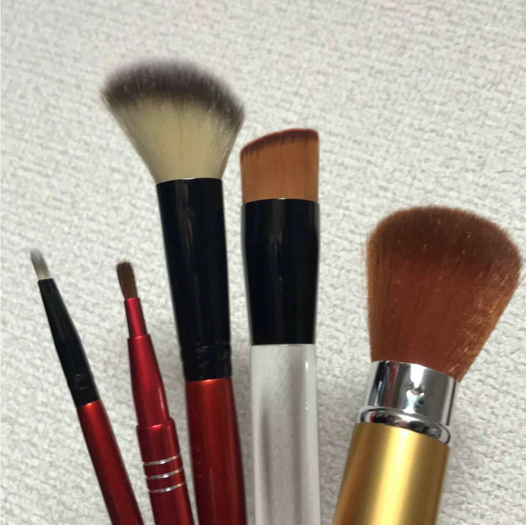 春姫 チークブラシ/DAISO/メイクブラシを使ったクチコミ（1枚目）